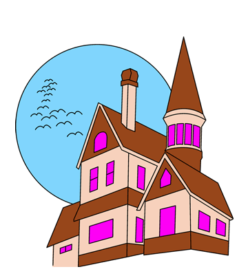 Drakula House Coloring Pages